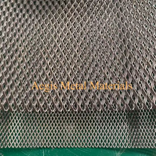 0,6 мм 2,7 мм 3*6 5*10 мм Gr1 Gr2 Титановый металлический лист с расширенной сеткой