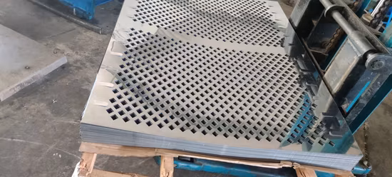 Перфорированный титановый сетчатый лист для штамповки металла